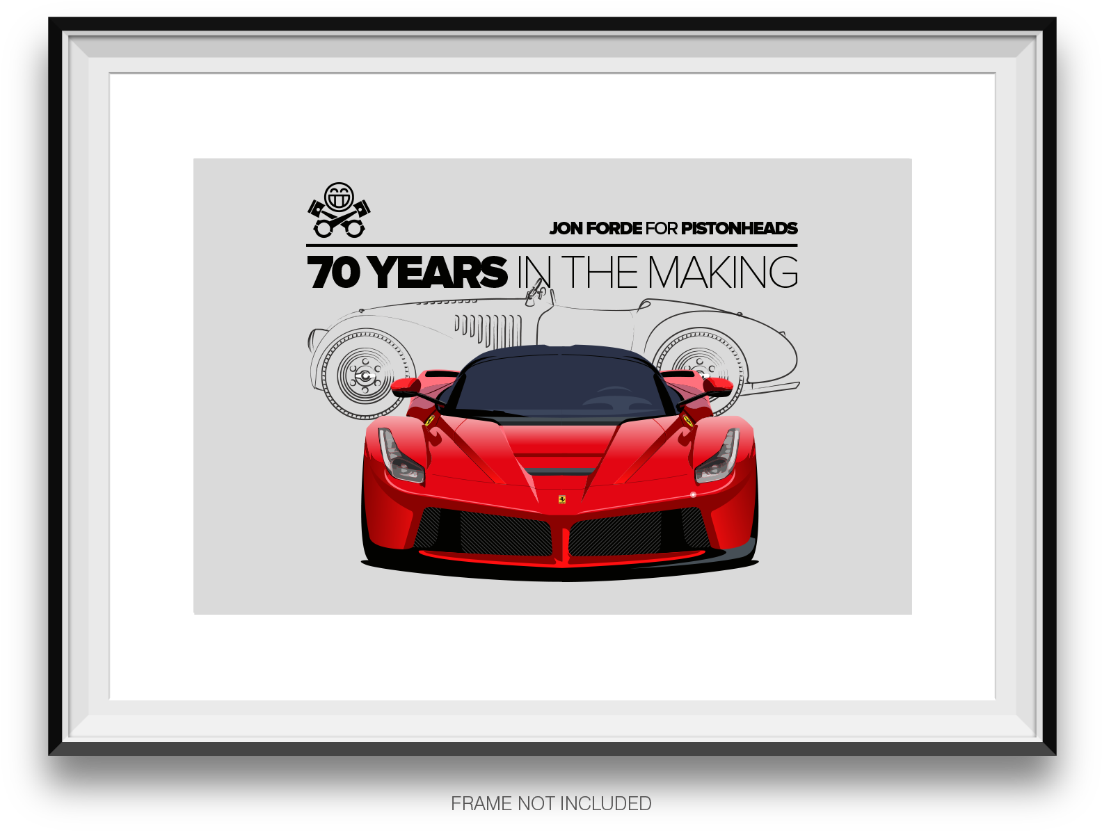 Ferrari 70 Anni in Corso Opera d'Arte Fundal