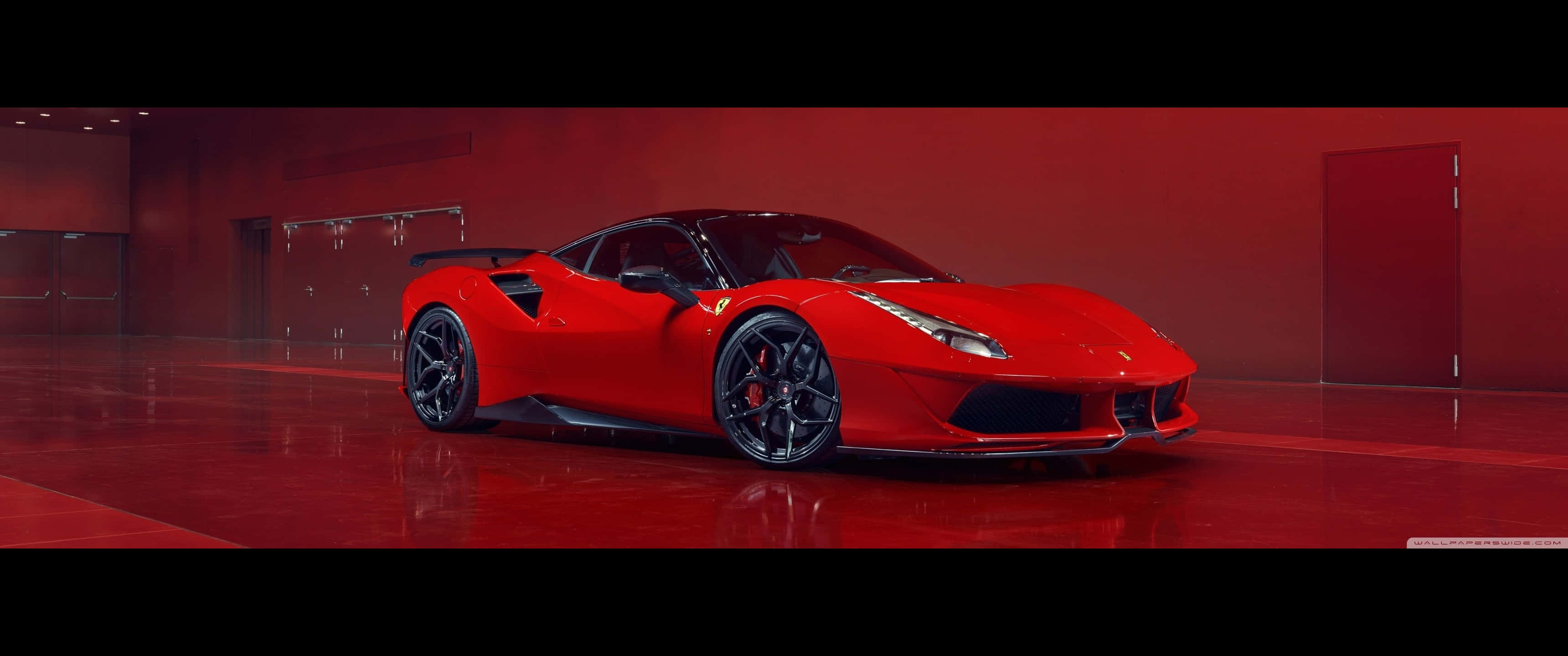 Ferrari Fundal Roșu 3440x1440p Fundal