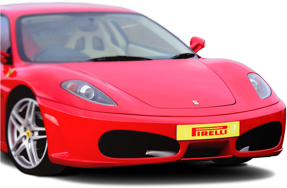 Ferrari Roșu Vedere Frontală Fundal