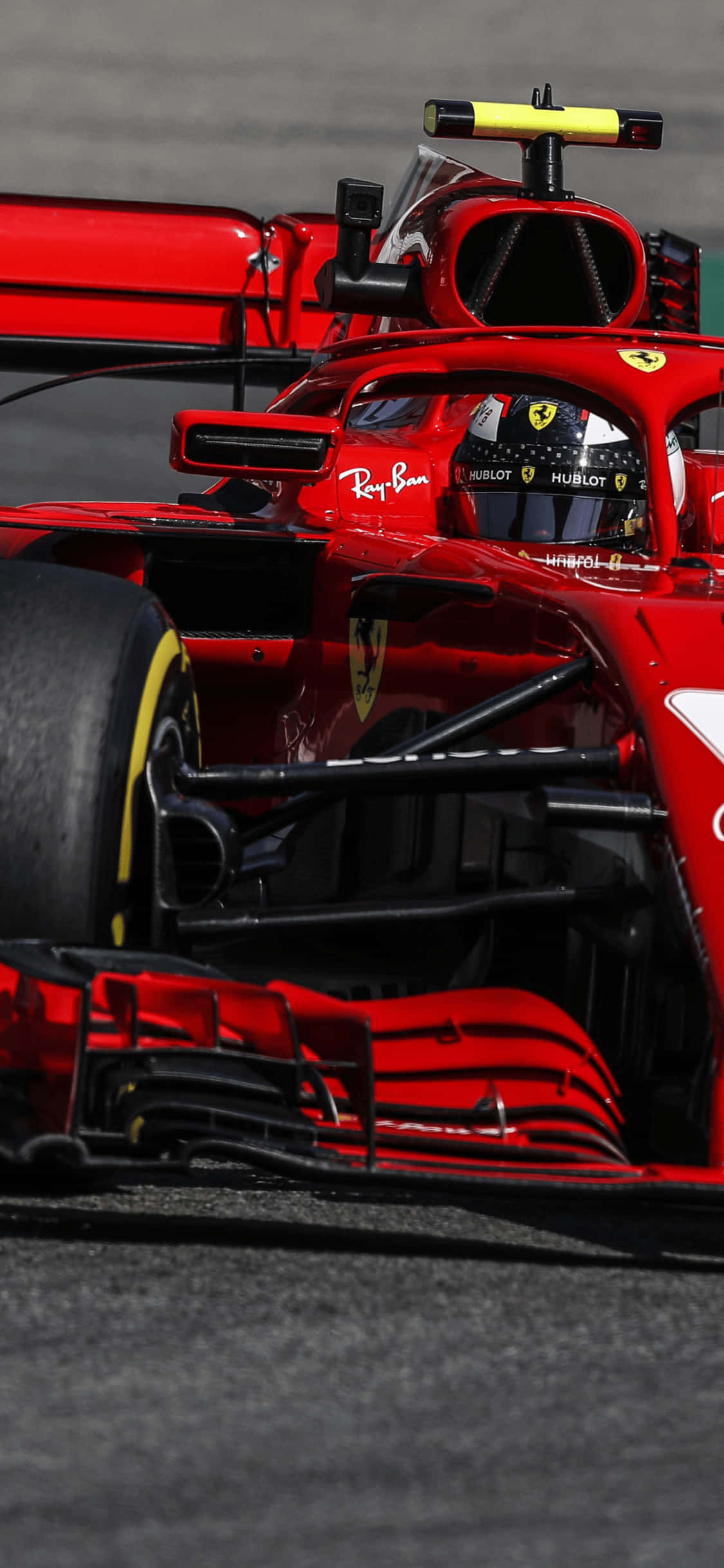 Ferrari SF71H iPhone Xs F1 2018 Fundal