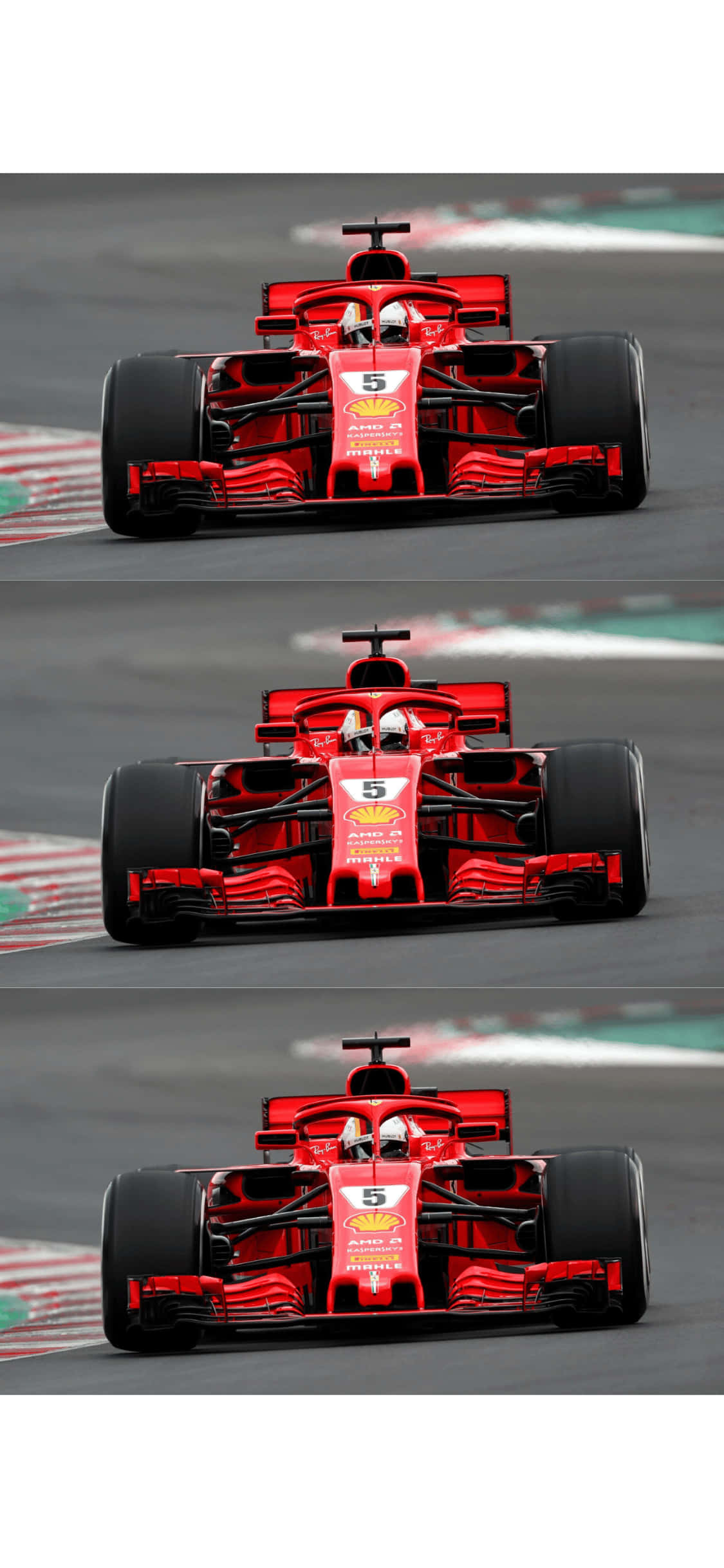 Ferrari stratificat iPhone Xs F1 2018 Fundal