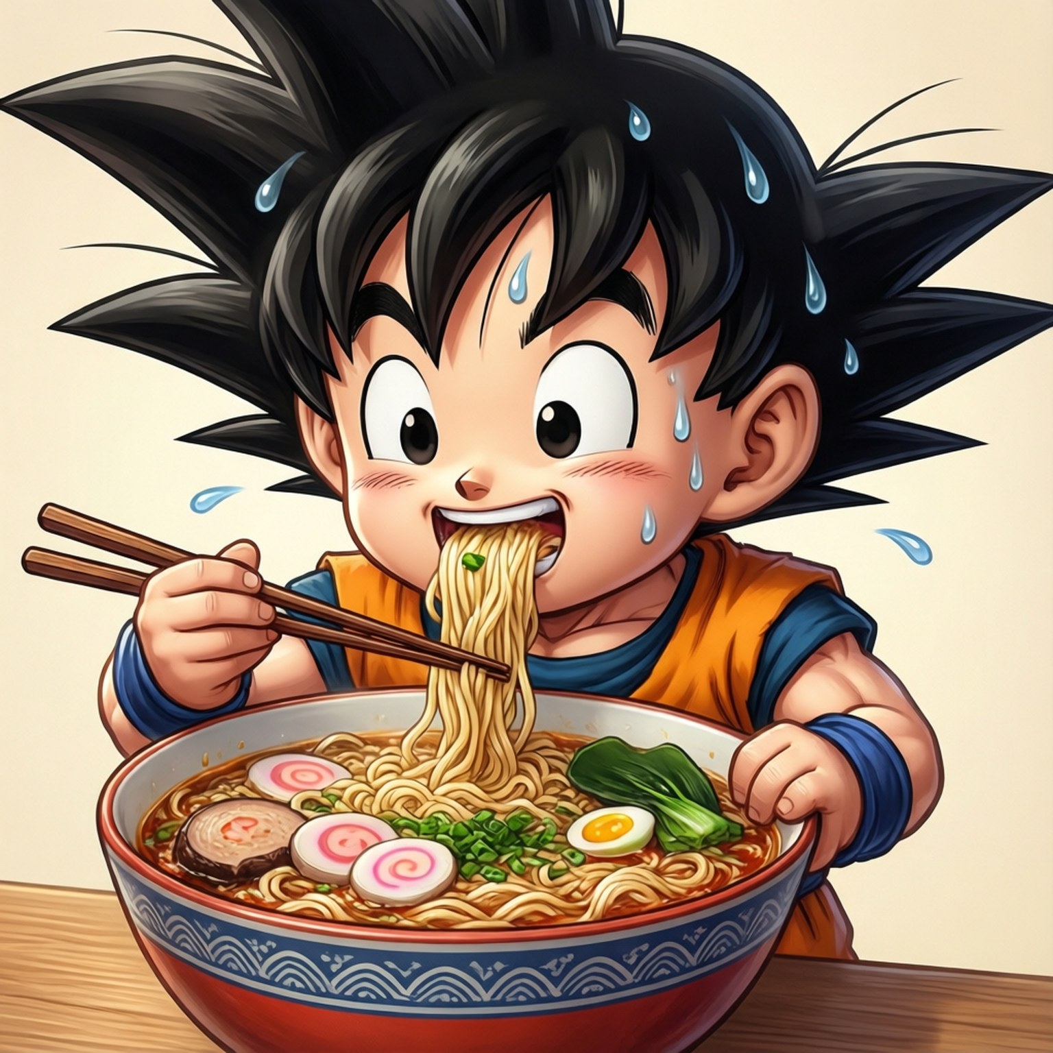 Festinul lui Goku Fundal