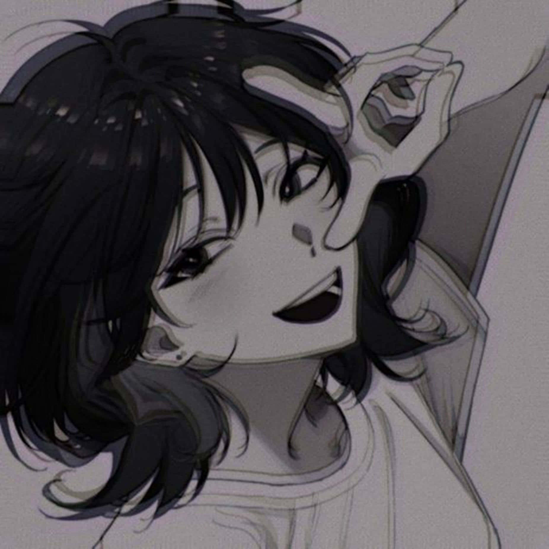 Fete Anime Pfp Semnul Păcii Fundal