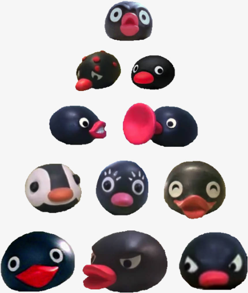 Fețe Personaje Pingu Fundal