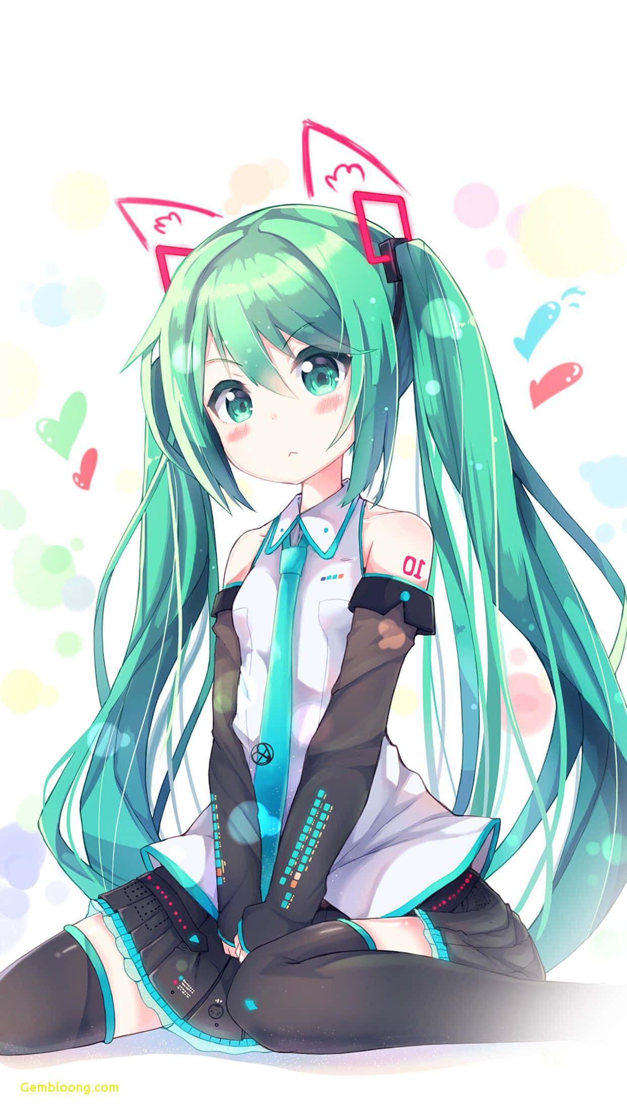 Fetita Anime Kawaii Draguta pentru Ecran iPhone Fundal