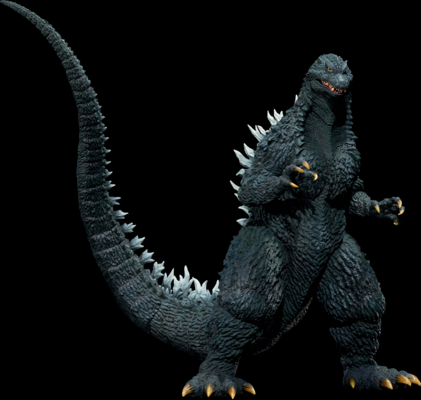 Figură Godzilla Feroce Izolată Fundal