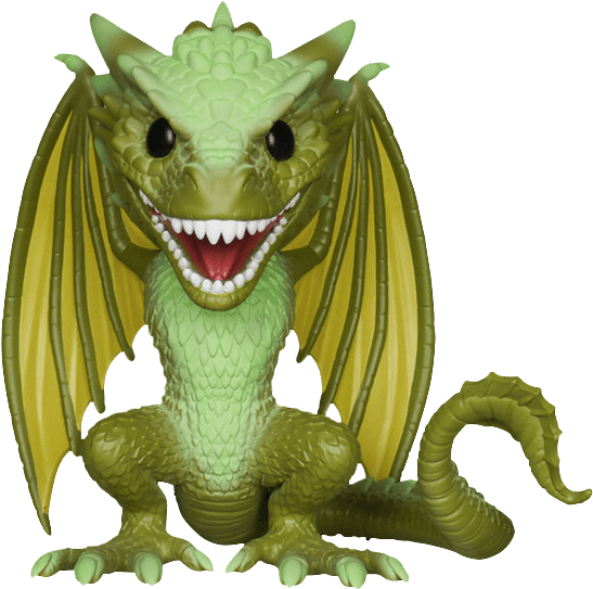 Figurină Dragon Verde Game of Thrones Fundal