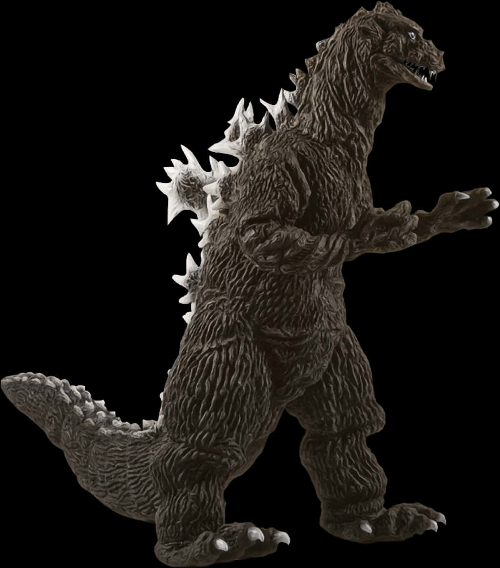 Figurină Godzilla pe fundal izolat Fundal