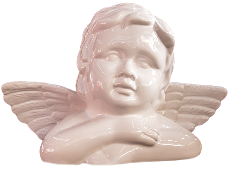 Figurină înger de Crăciun din ceramică Fundal