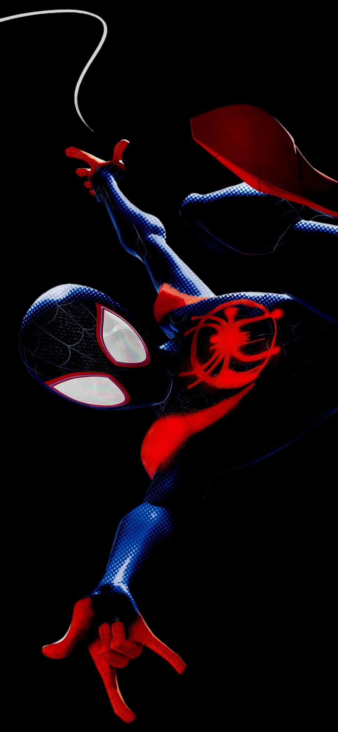 "Fii în control cu Miles Morales iPhone" Fundal