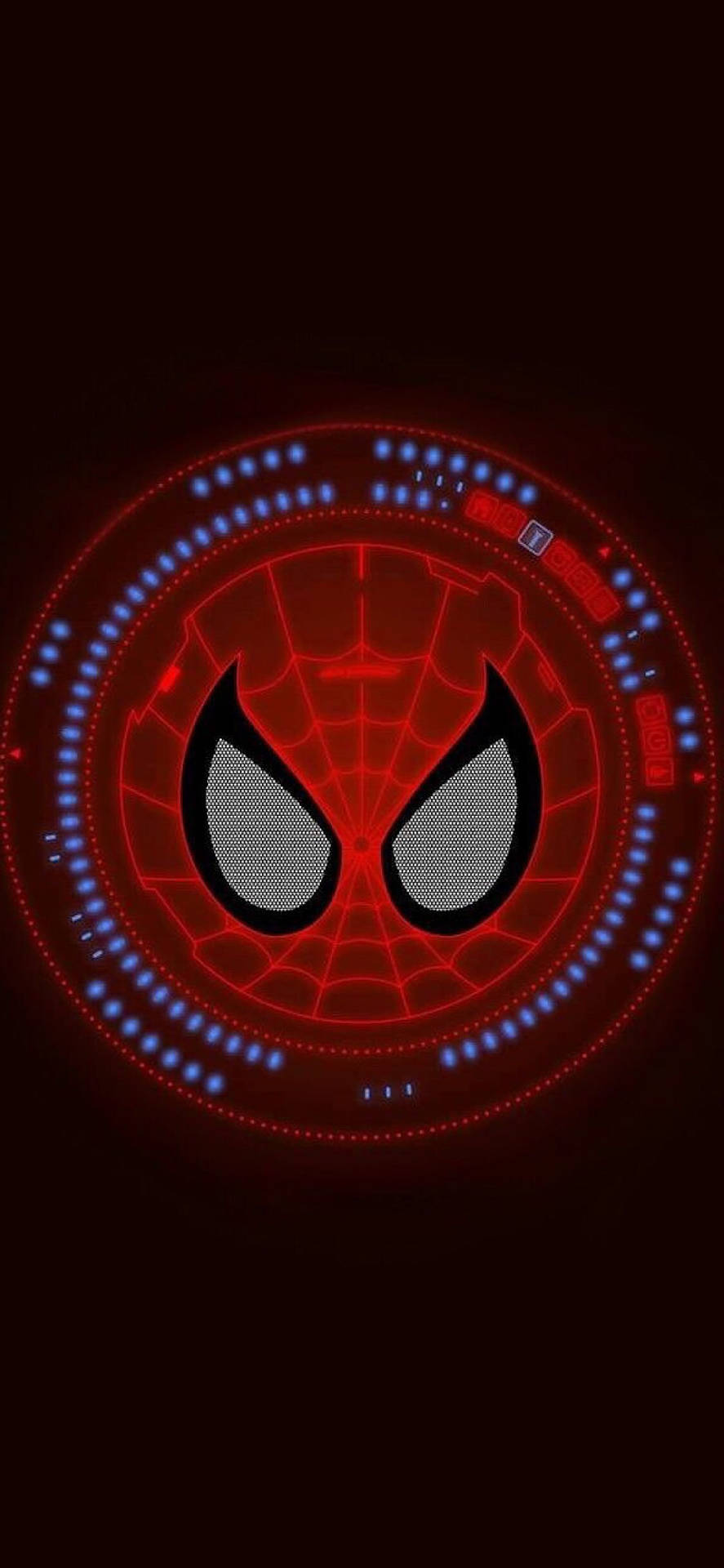 Tapet digital cu logo-ul Omului Păianjen — Spiderman Fundal
