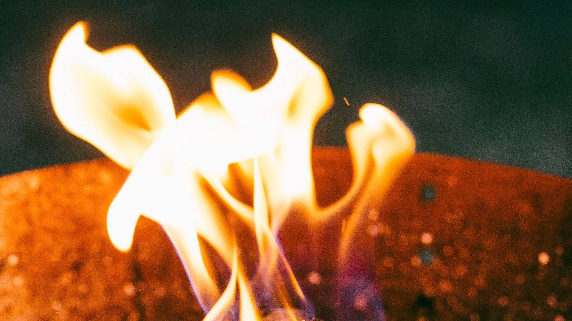 Foc de tabără în aer liber Fundal