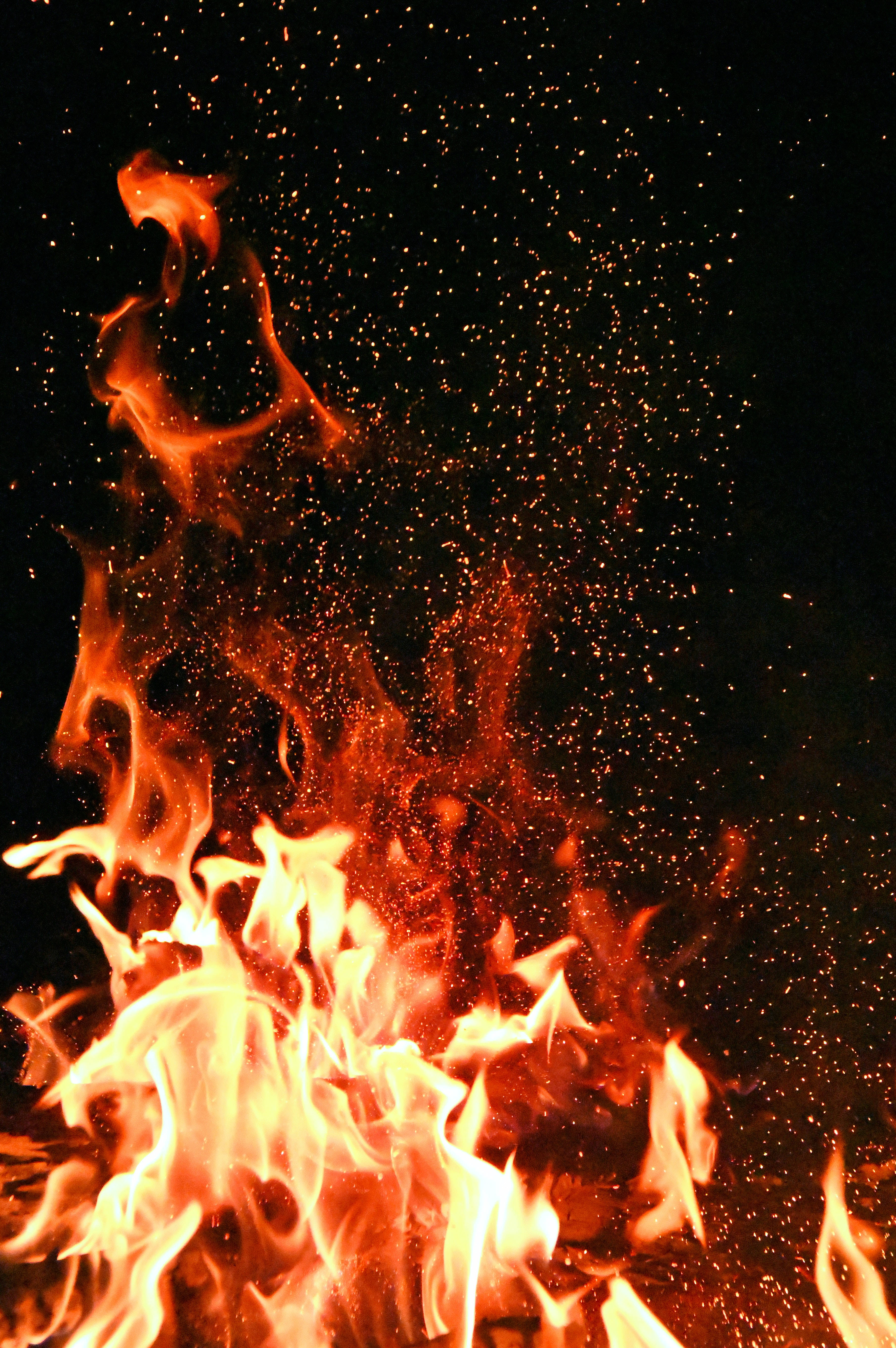 Foc Roșu Închis Fundal