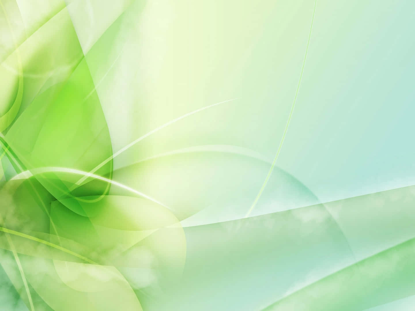 Fond abstract verde deschis cu valuri și curbe Fundal