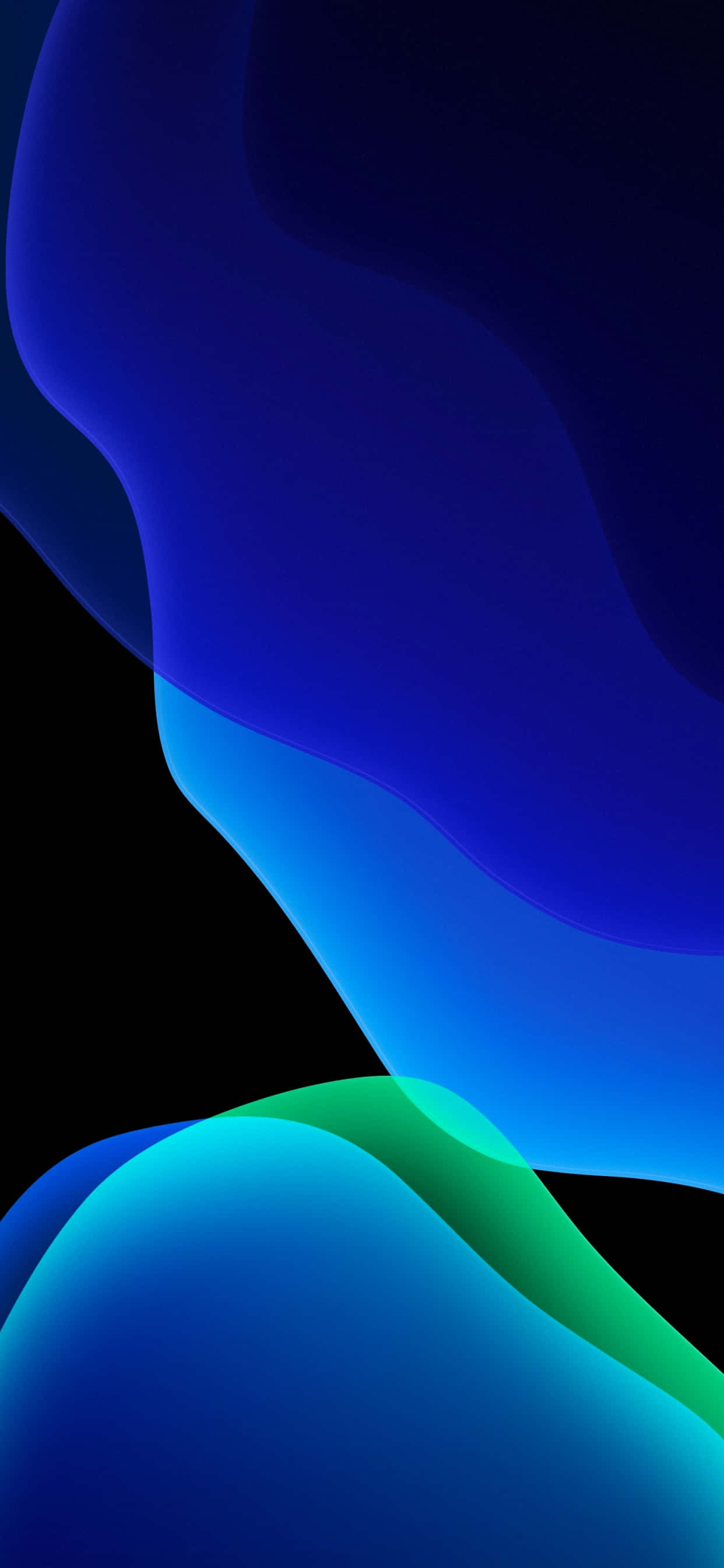Fundal AMOLED Pixel 3XL Albastru și Negru Fundal