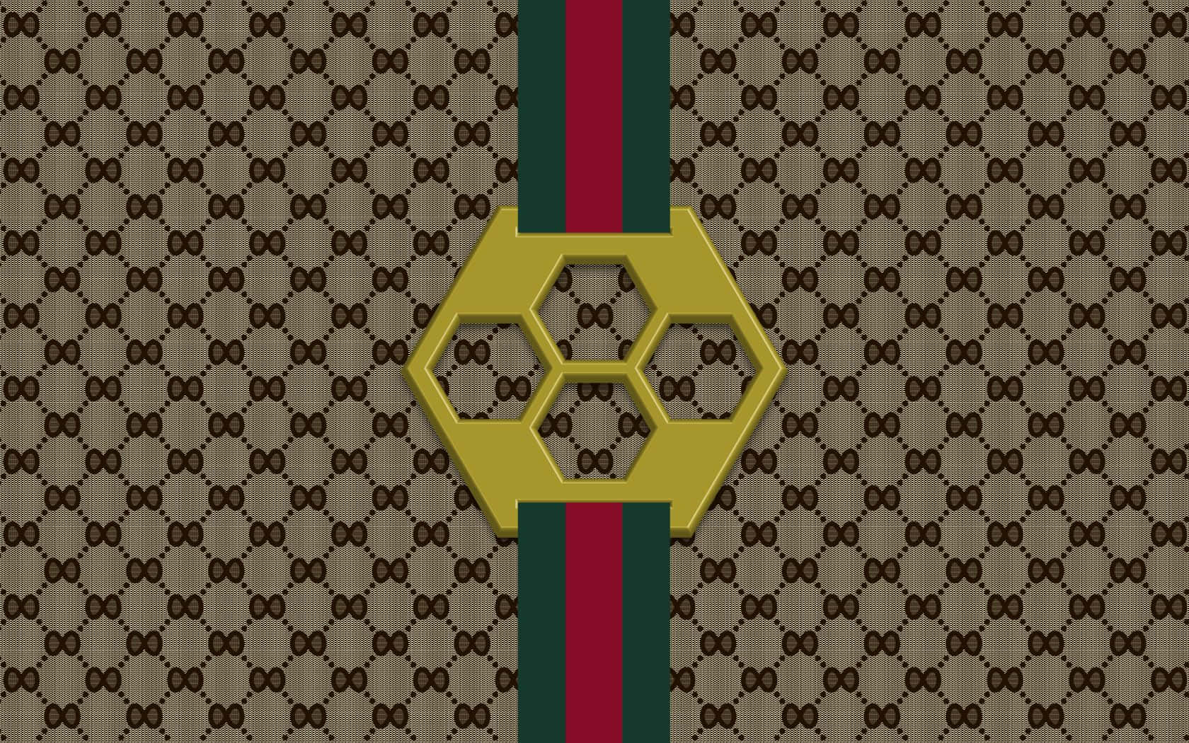 Fond atractiv Gucci auriu și maro Fundal