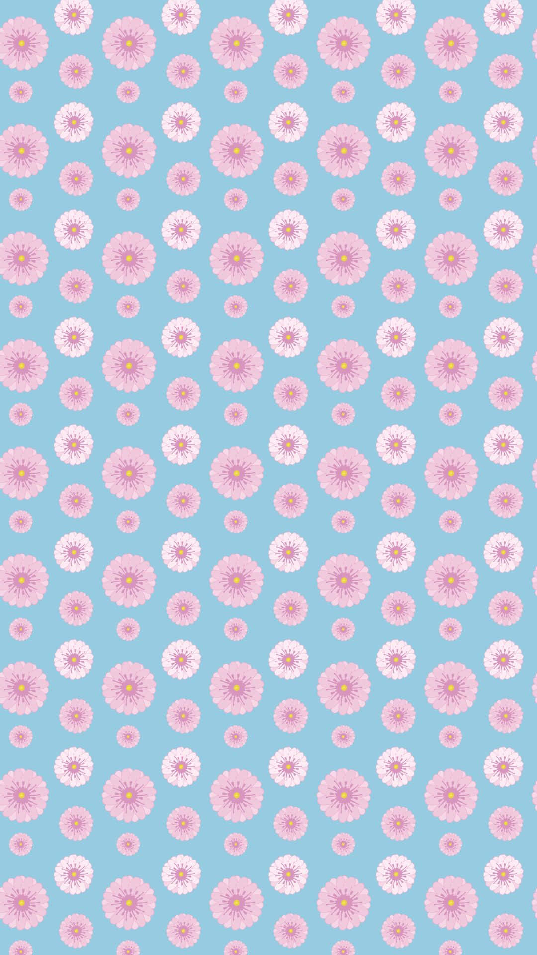 Fond cu model floral estetic VSCO Fundal