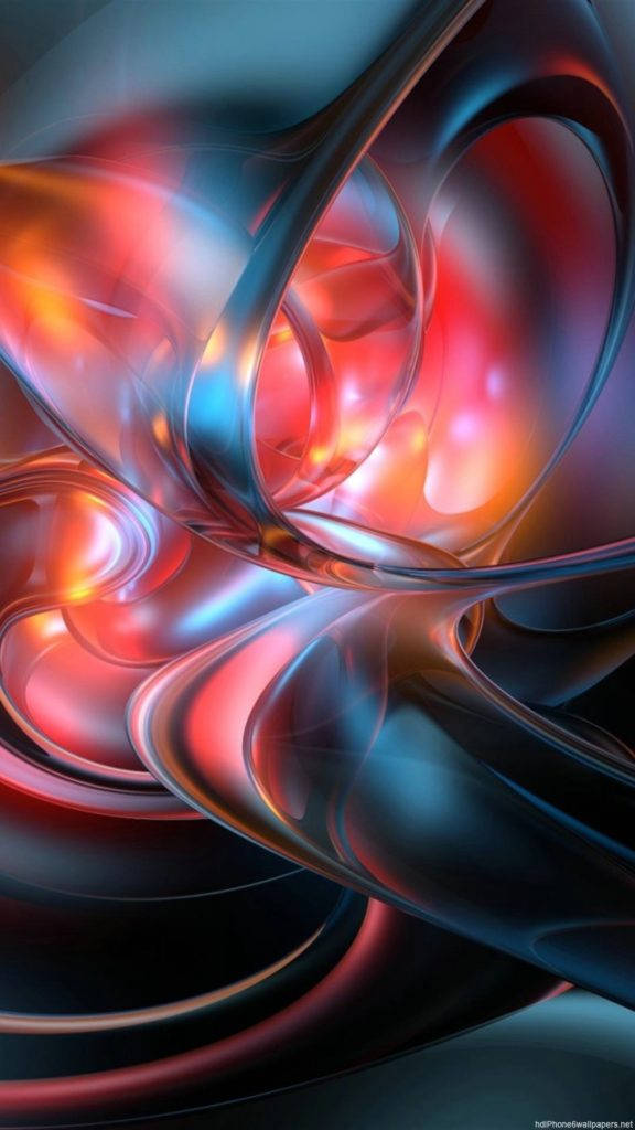 Fond de ecran abstract iPhone roșu și negru Fundal