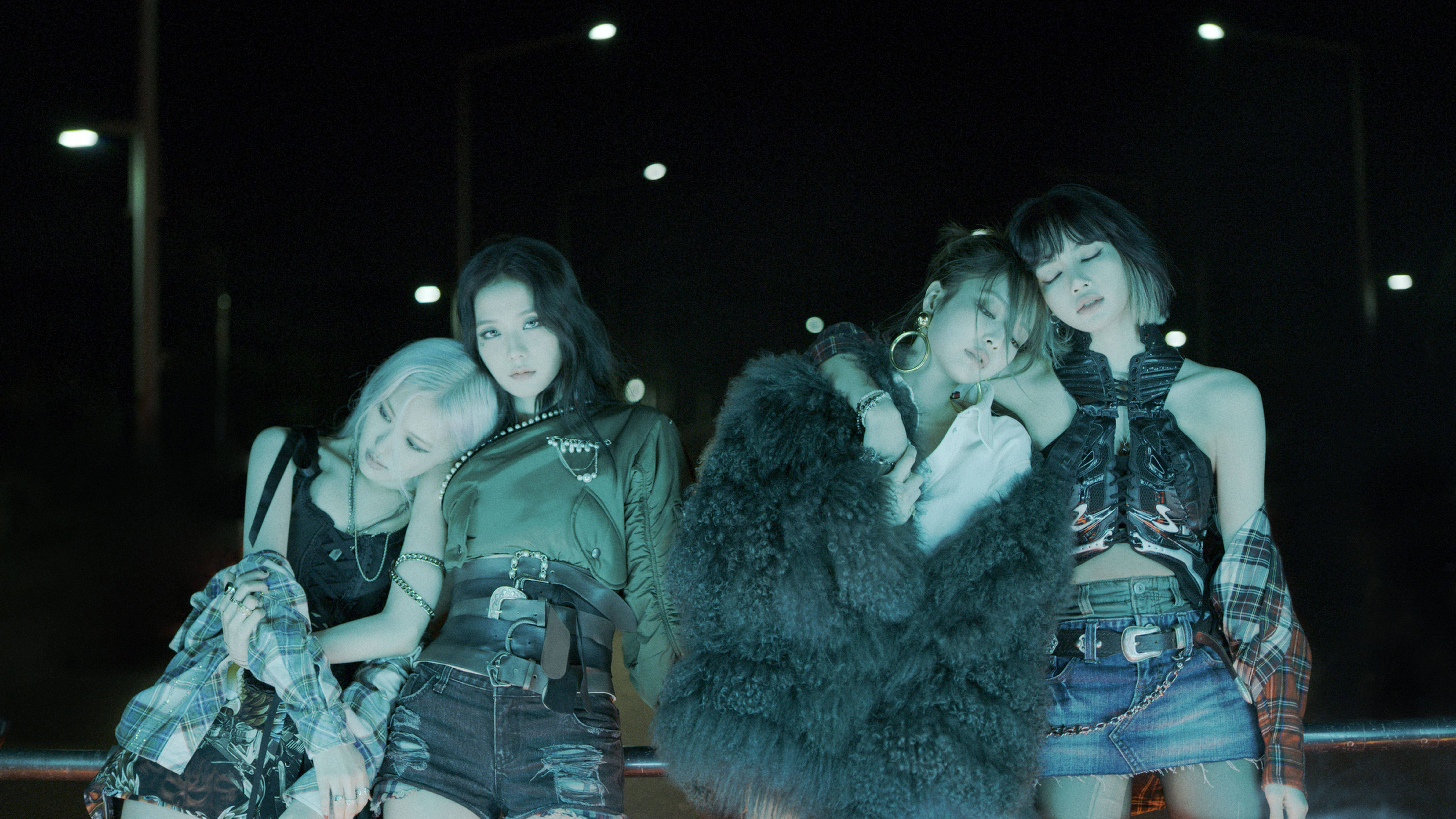 Fond de ecran Blackpink Ținute Întunecate Fundal