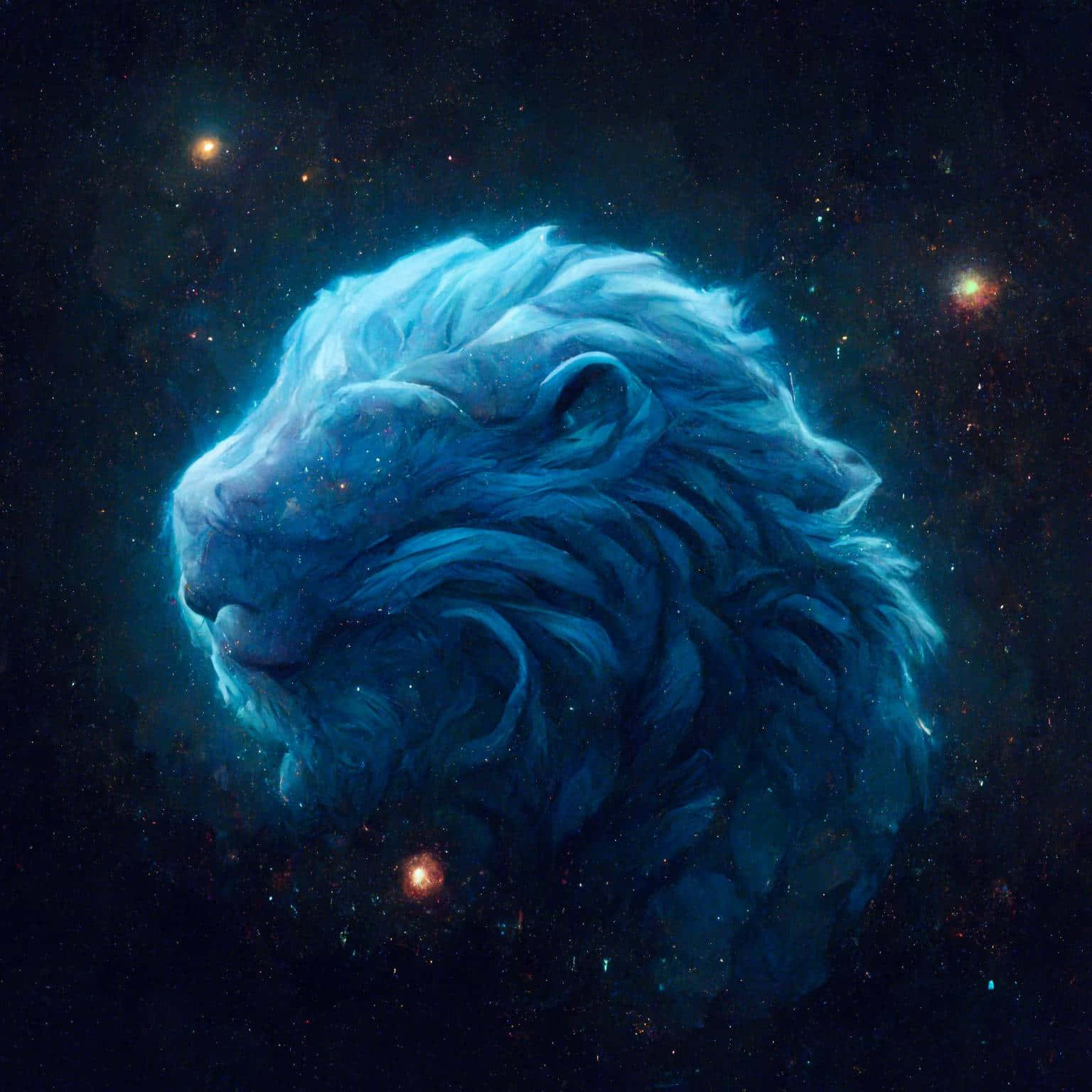Fond de ecran cu leu galactic Fundal