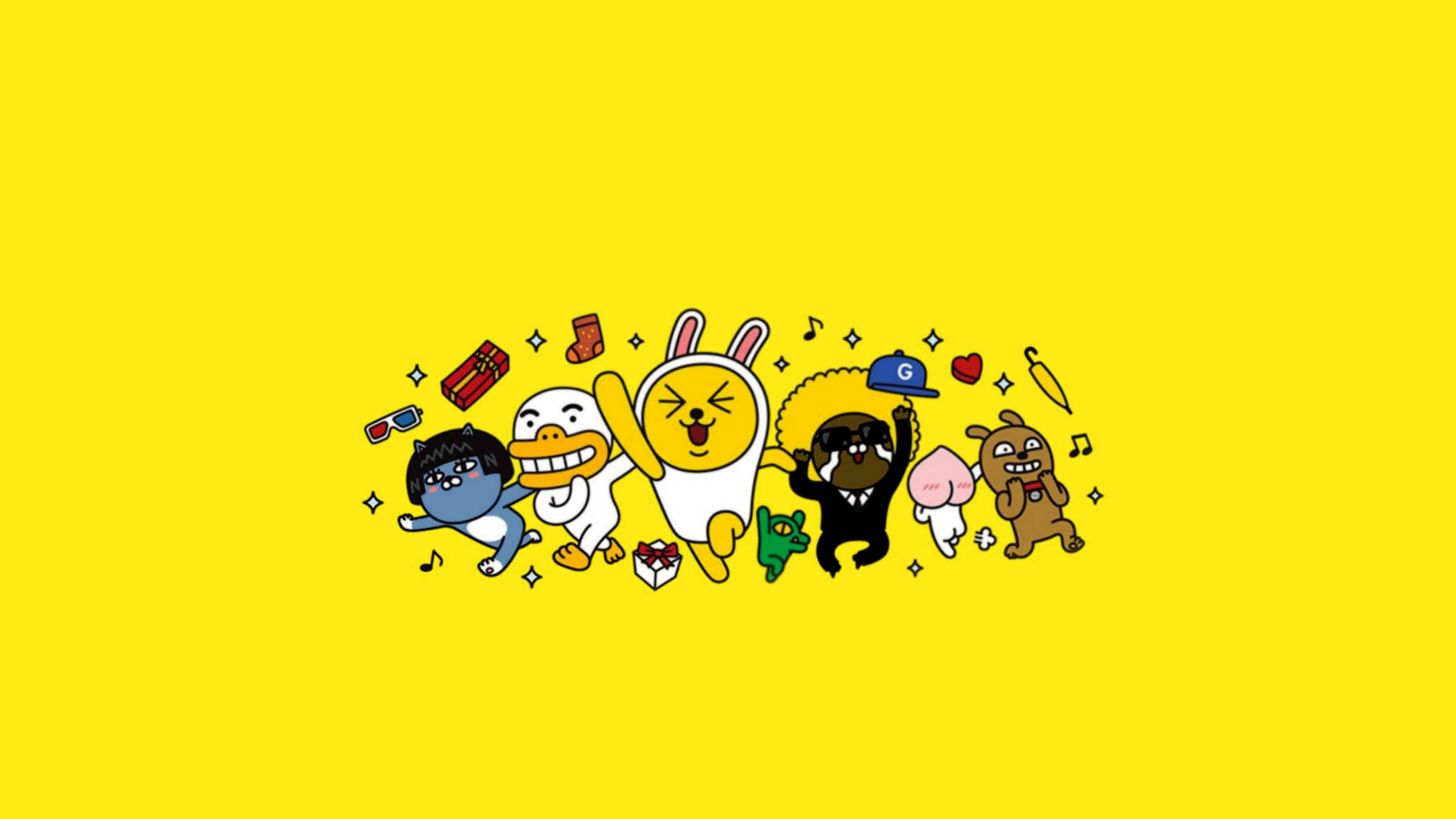 Fond de ecran estetic Kakao Friends Fundal