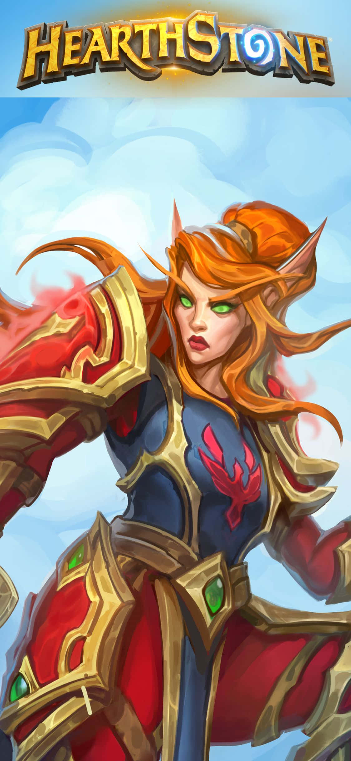 Fond de ecran Hearthstone Lady Liadrin Skin pentru iPhone XS Fundal