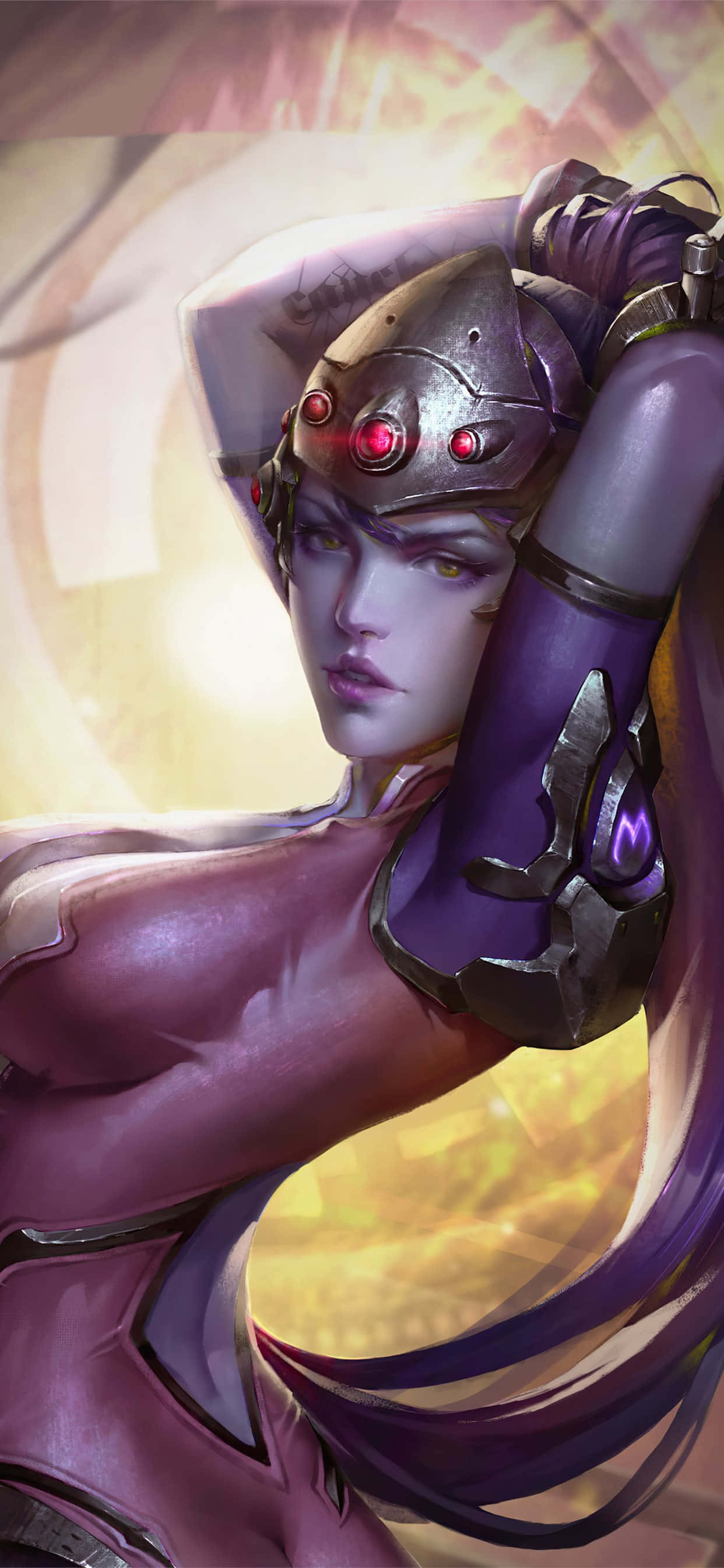 iPhone Xs Max Overwatch Fundal Widowmaker Poză Fierbinte Fundal