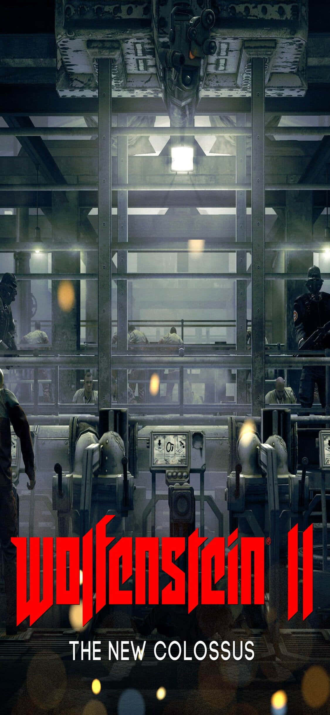 Fond de ecran iPhone Xs Wolfenstein Ii Baza Depozit Fundal