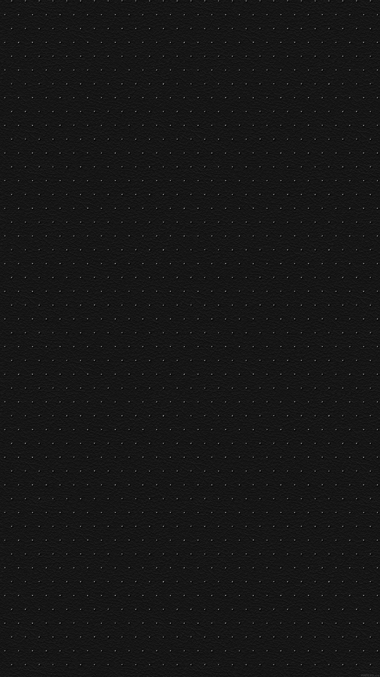 Fond de ecran iPhone negru simplu cu puncte Fundal