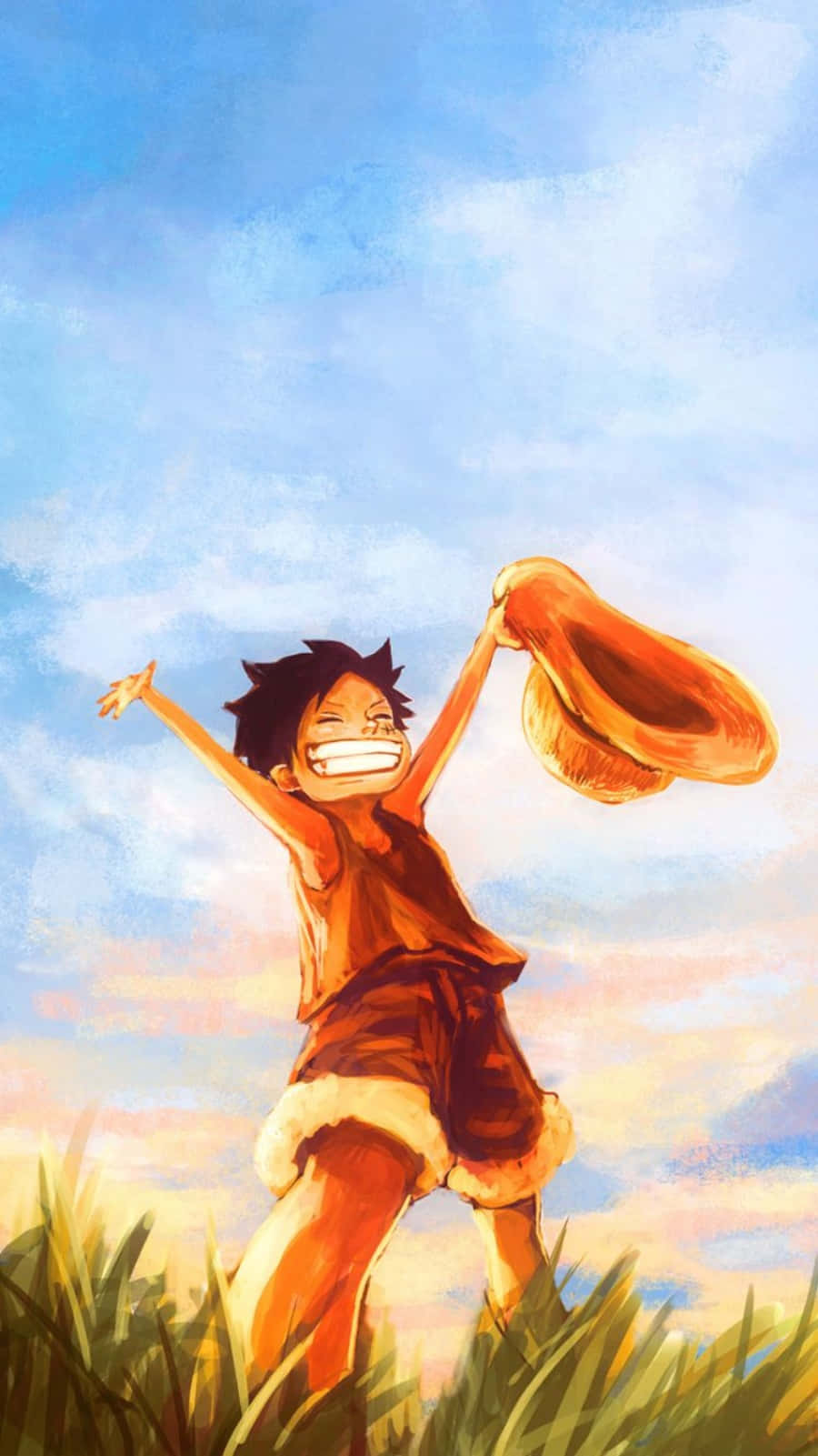 Fond de ecran Luffy bebeluș Fundal