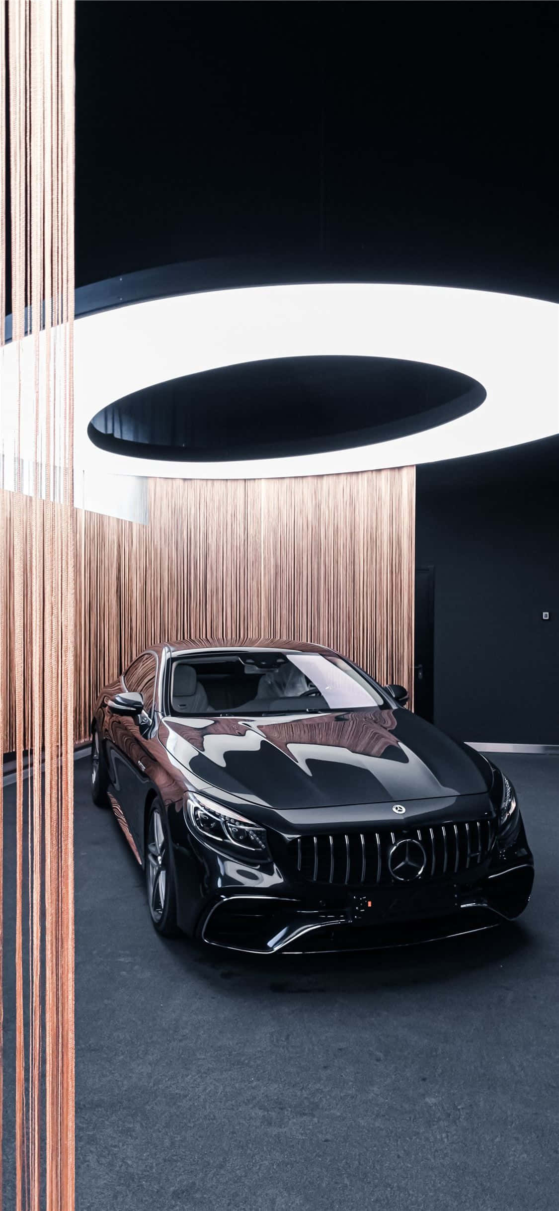 Fundal Negru Showroom iPhone Xs Mercedes Amg Fundal