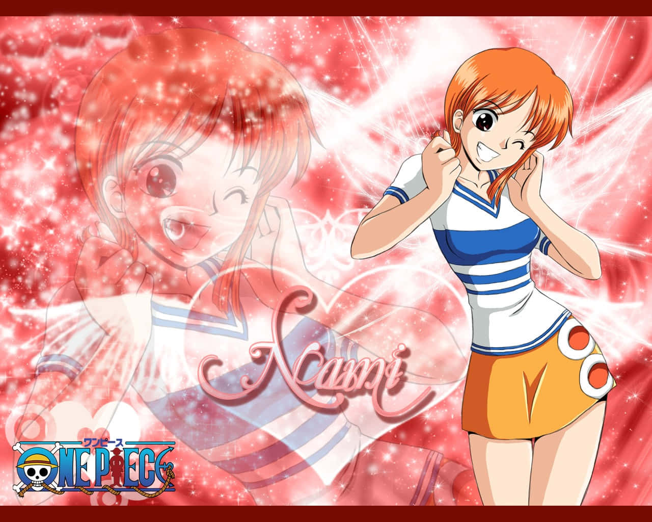 Fond de ecran pirat Nami One Piece Fundal