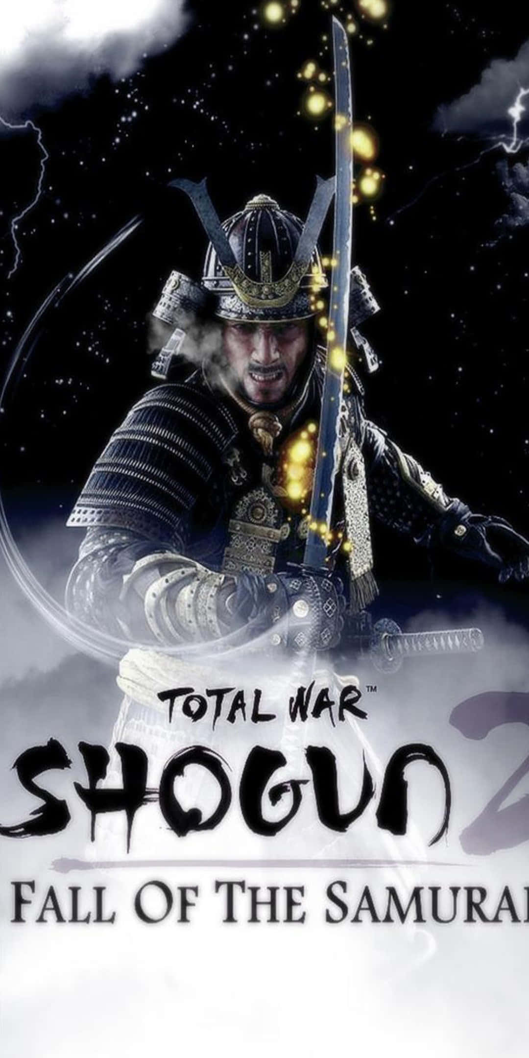 Fond de ecran pixel 3 Total War Shogun 2 cu afișul jocului Fundal