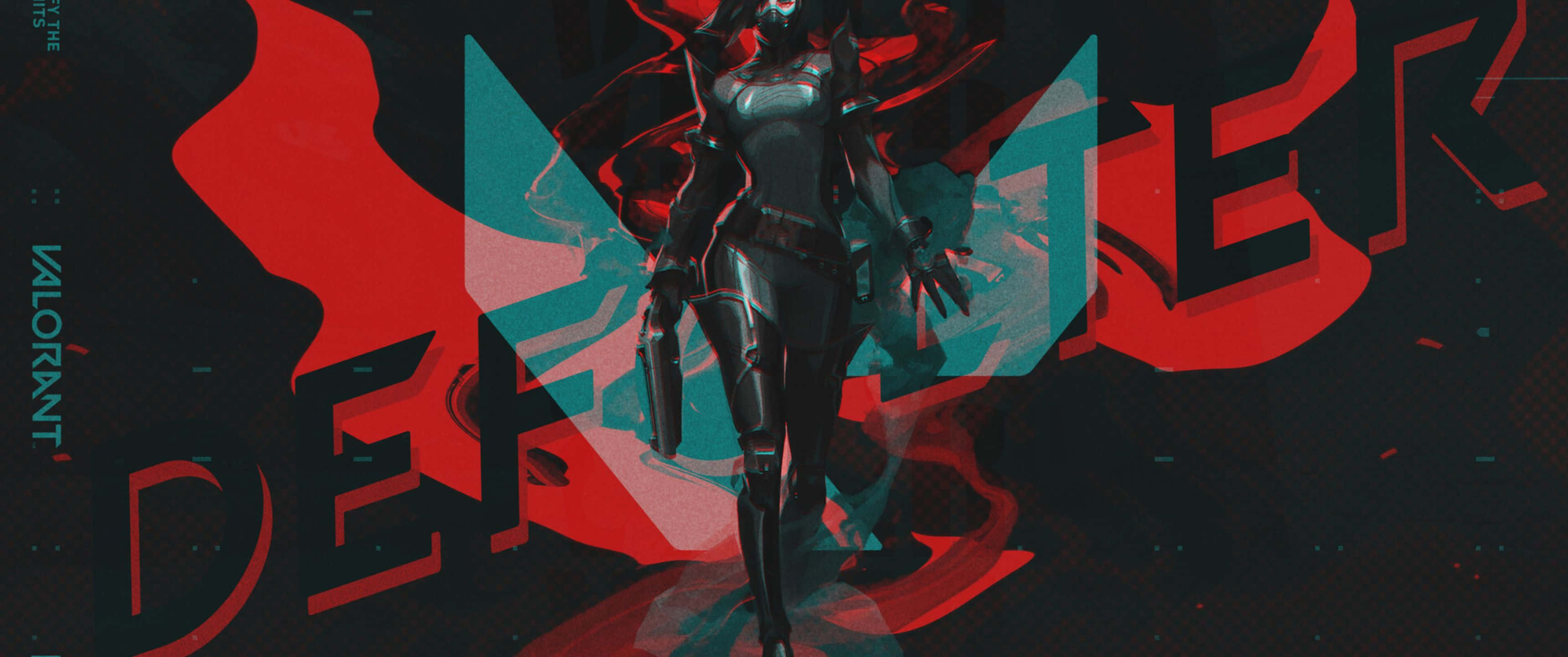 Fond de ecran poster Viper 3440x1440p Valorant Fundal
