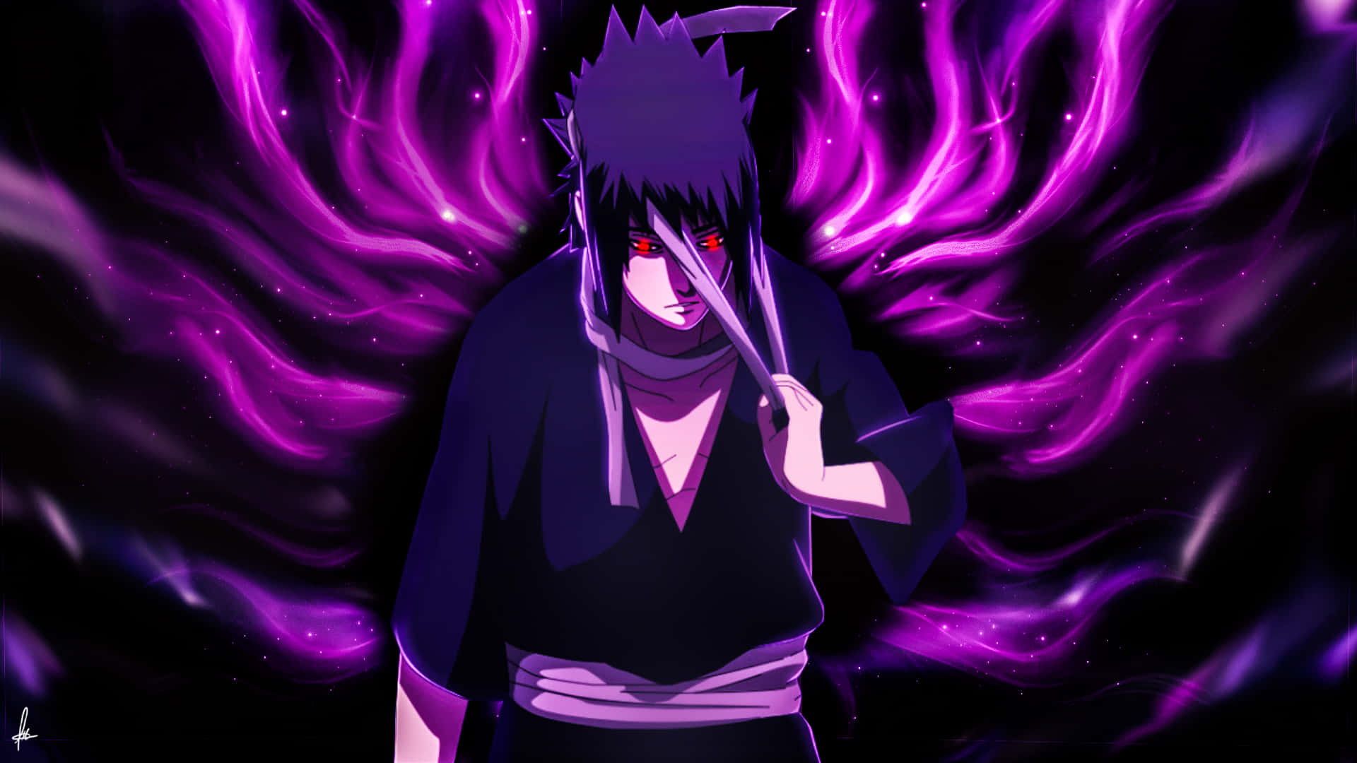 Fond de ecran Sasuke Fundal