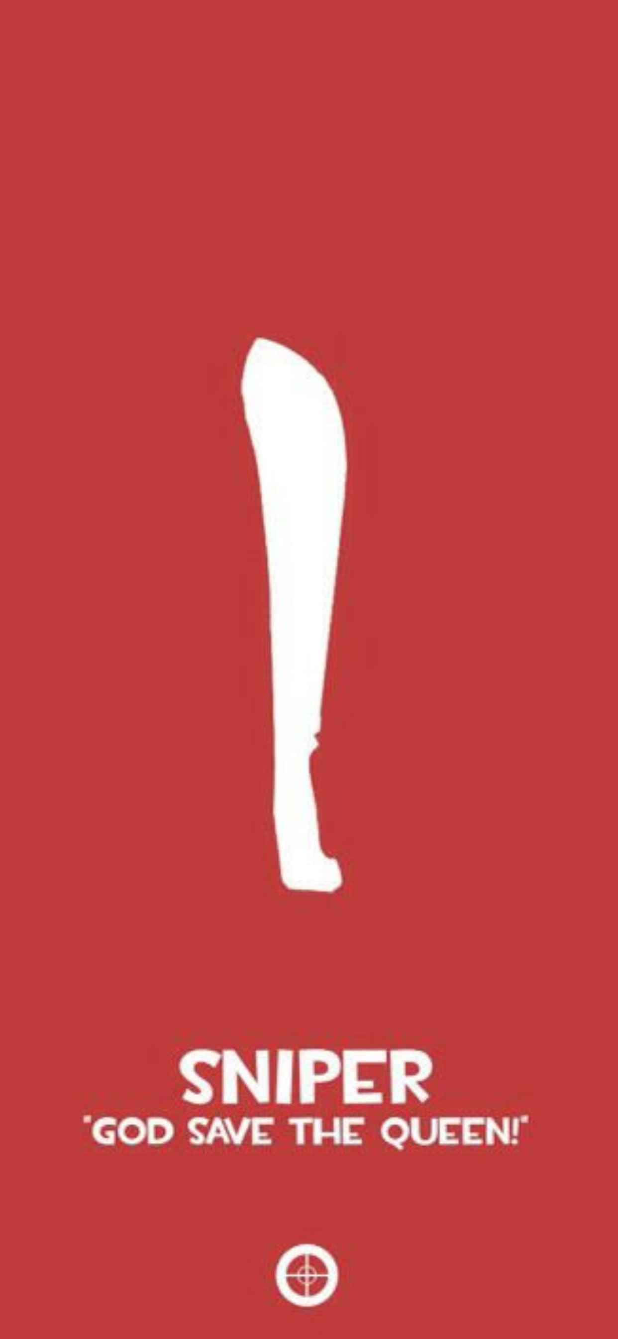 Fond de ecran Sniper Logo iPhone Xs Max Team Fortress 2 Fundal