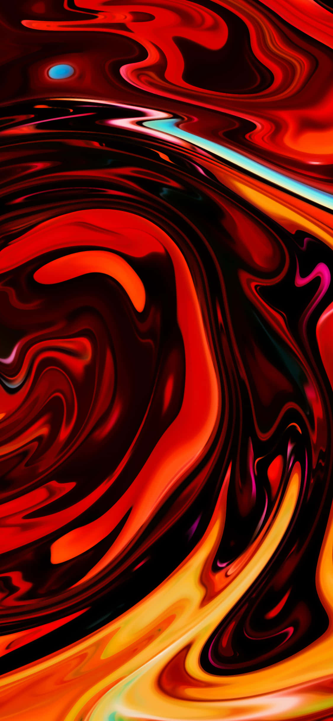 Fond de modele abstracte portocalii de swirl fluid Fundal