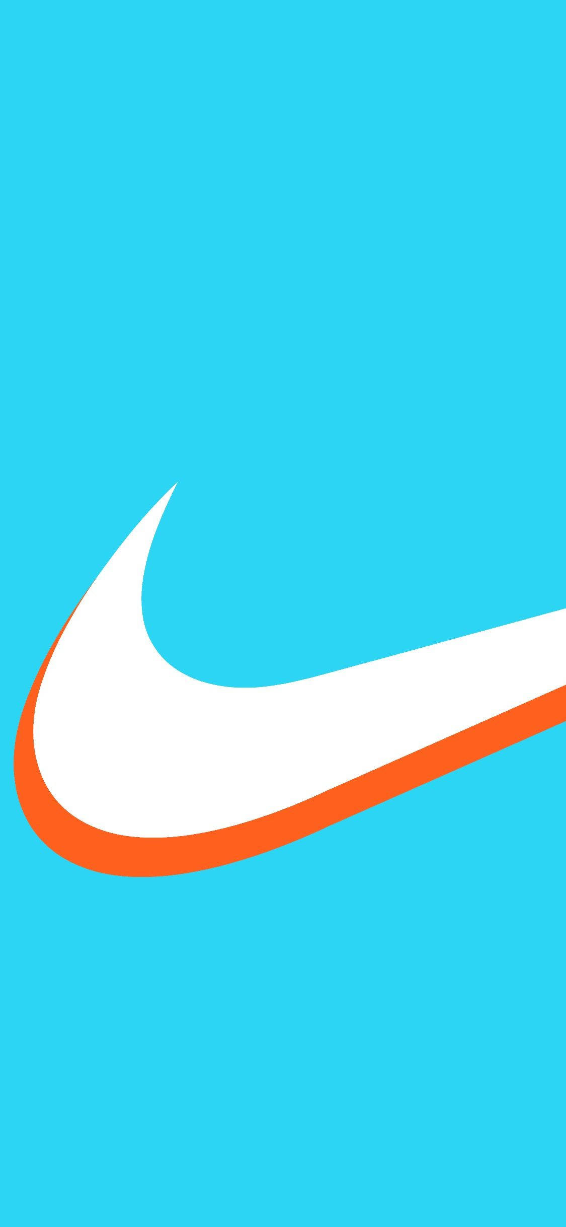 Fond iPhone Cyan Nike Fundal