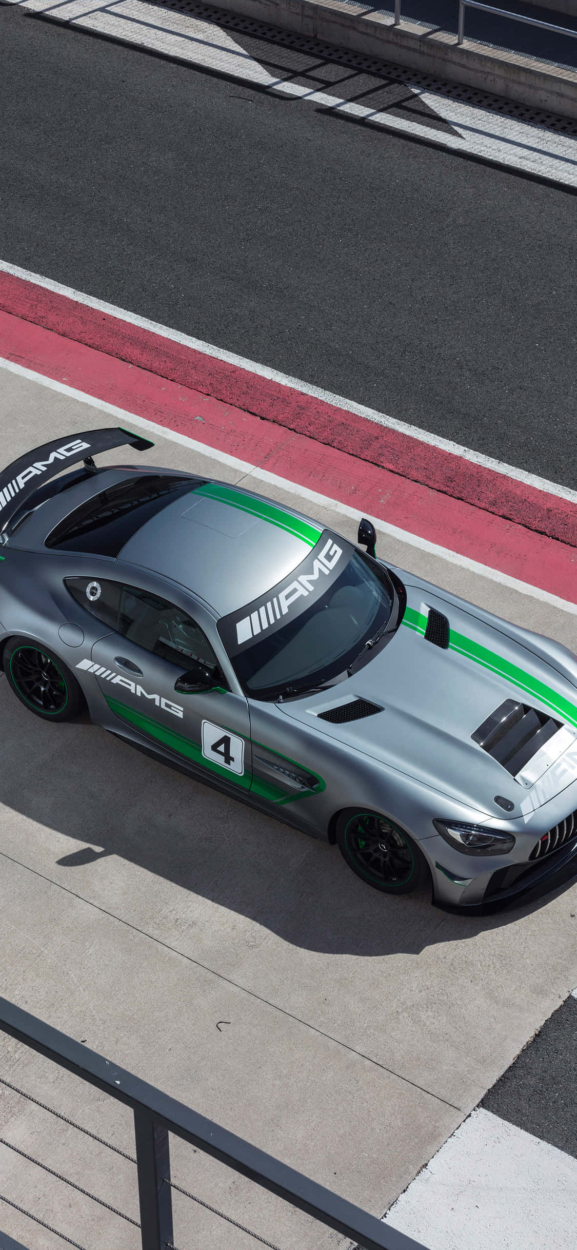 Fundal iPhone X AMG GT-R și Mercedes-AMG GT4 Fundal