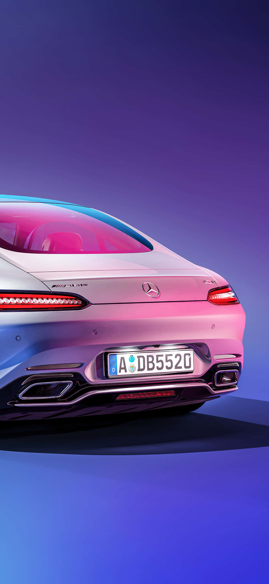 iPhone X Amg Gt-r Fundal Alb Portbagaj AMG GT Fundal