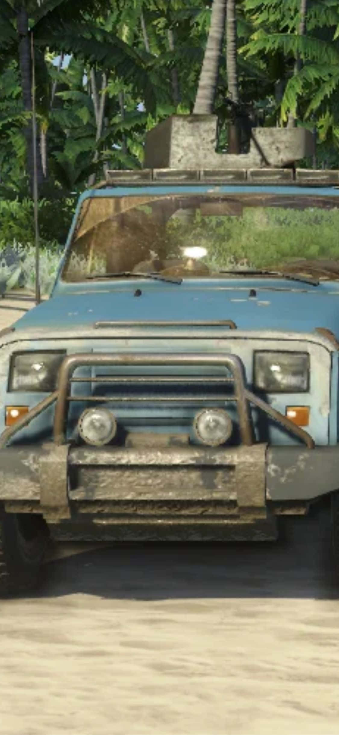 Fond iPhone X Far Cry 3 camionetă tehnică Fundal