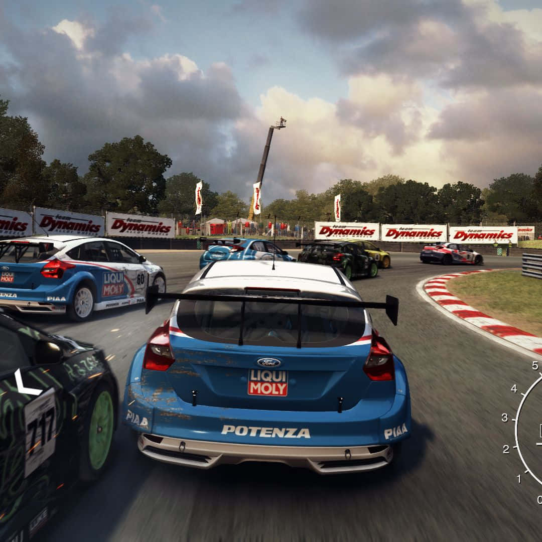 Fond iPhone X Grid Autosport cu Liqui Moly Fundal