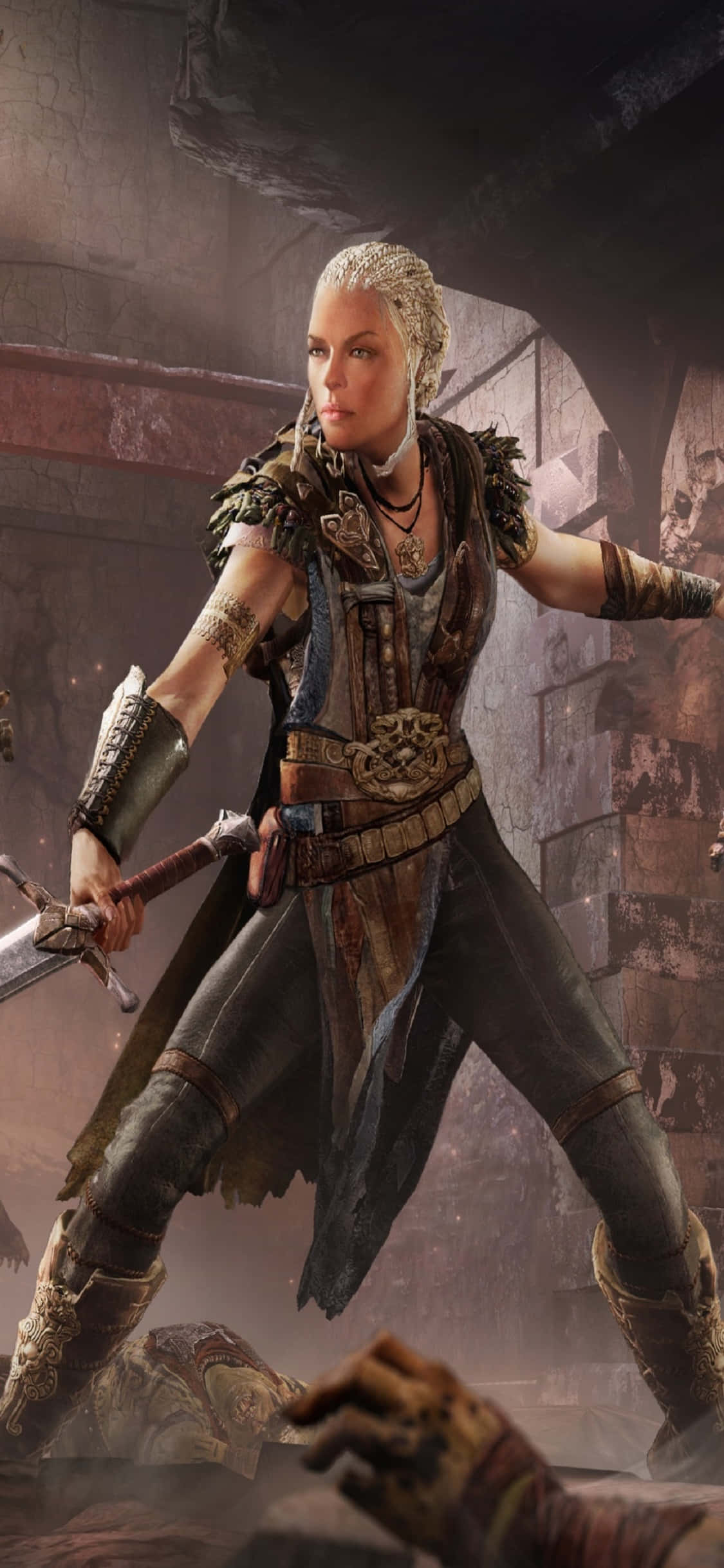 Fond iPhone X Shadow Of Mordor Lithariel Fundal