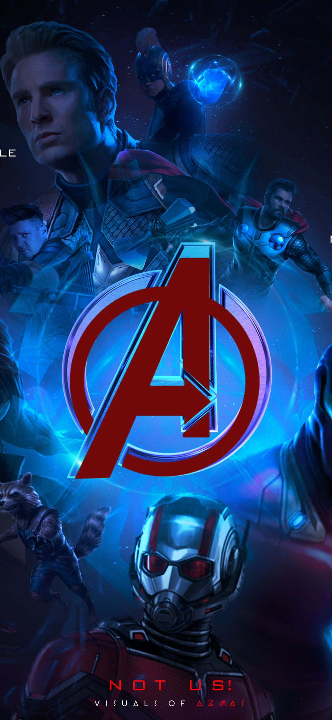 Fundal iPhone XS Avengers cu Ant Man Fundal