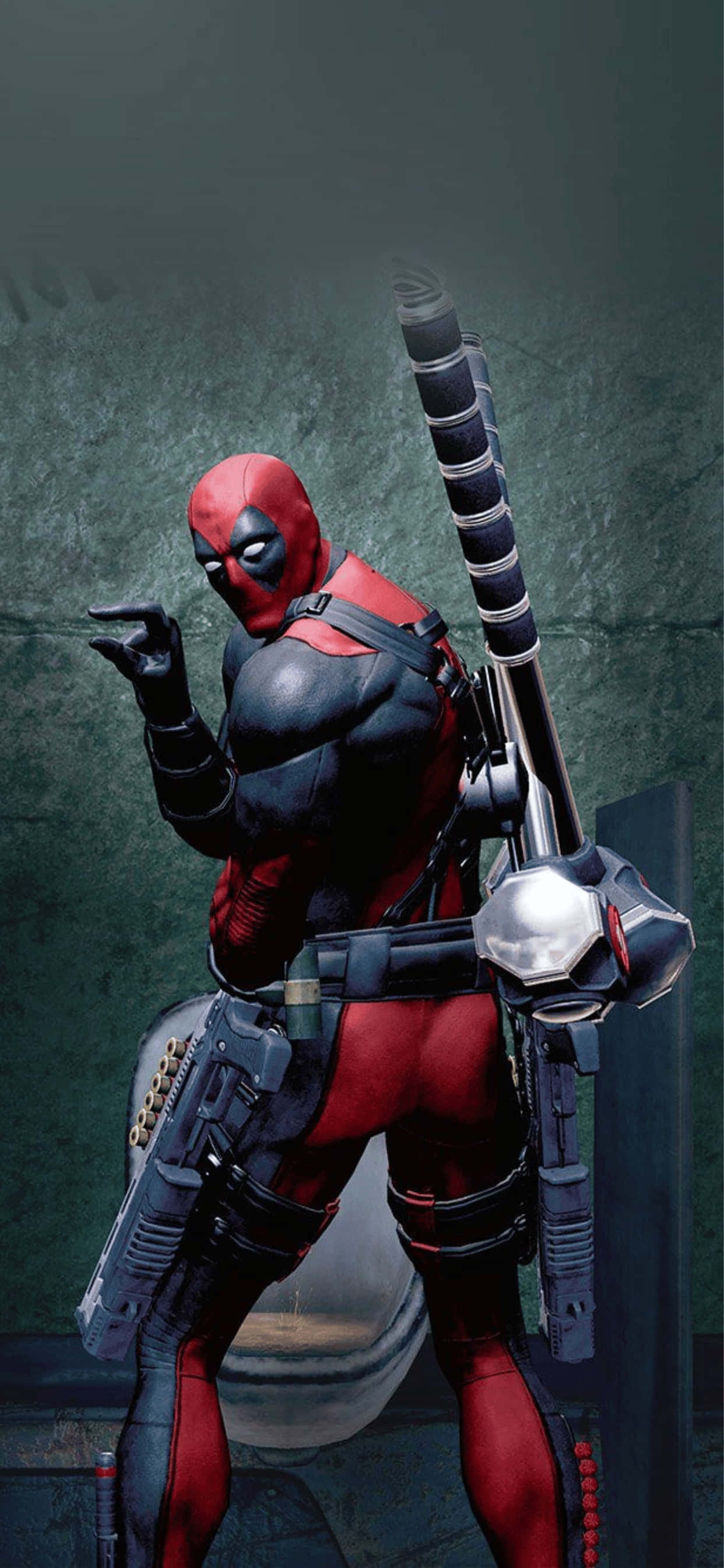 Fond iPhone XS Max Marvel Supereroi Deadpool Fundal
