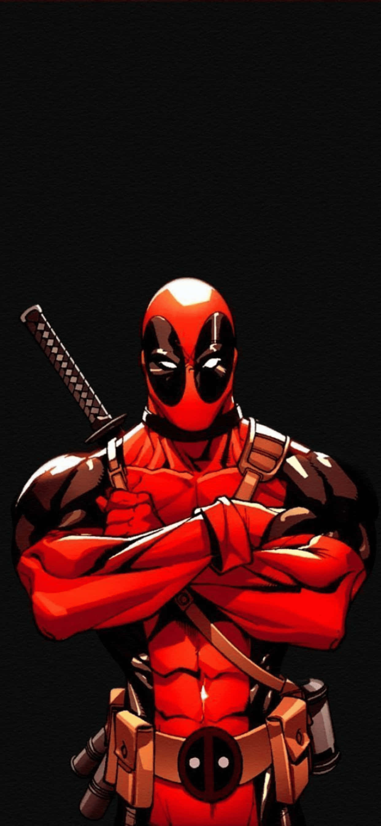Fond iPhone XS Max Marvel Deadpool Fundal