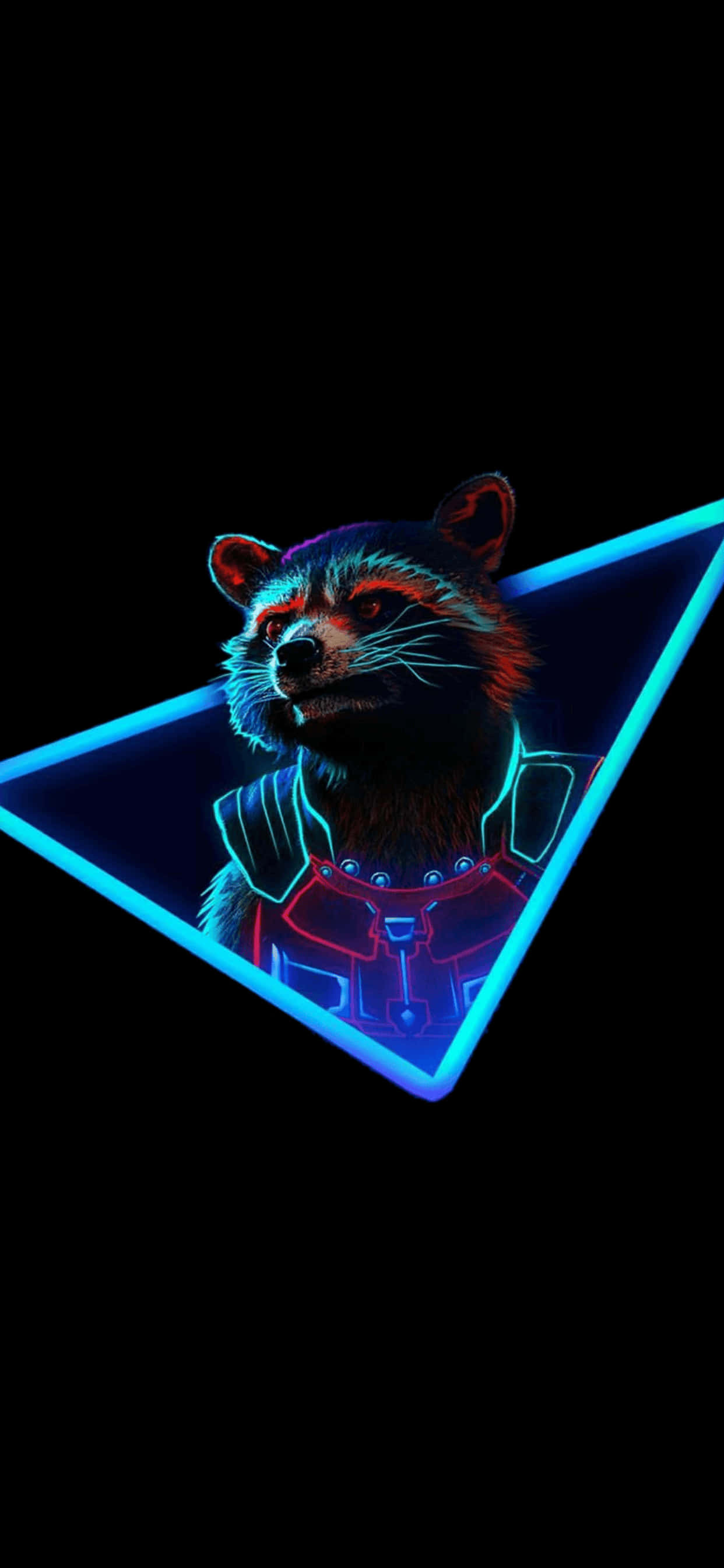 Fond iPhone XS Max Marvel Rocket Raccoon Fundal