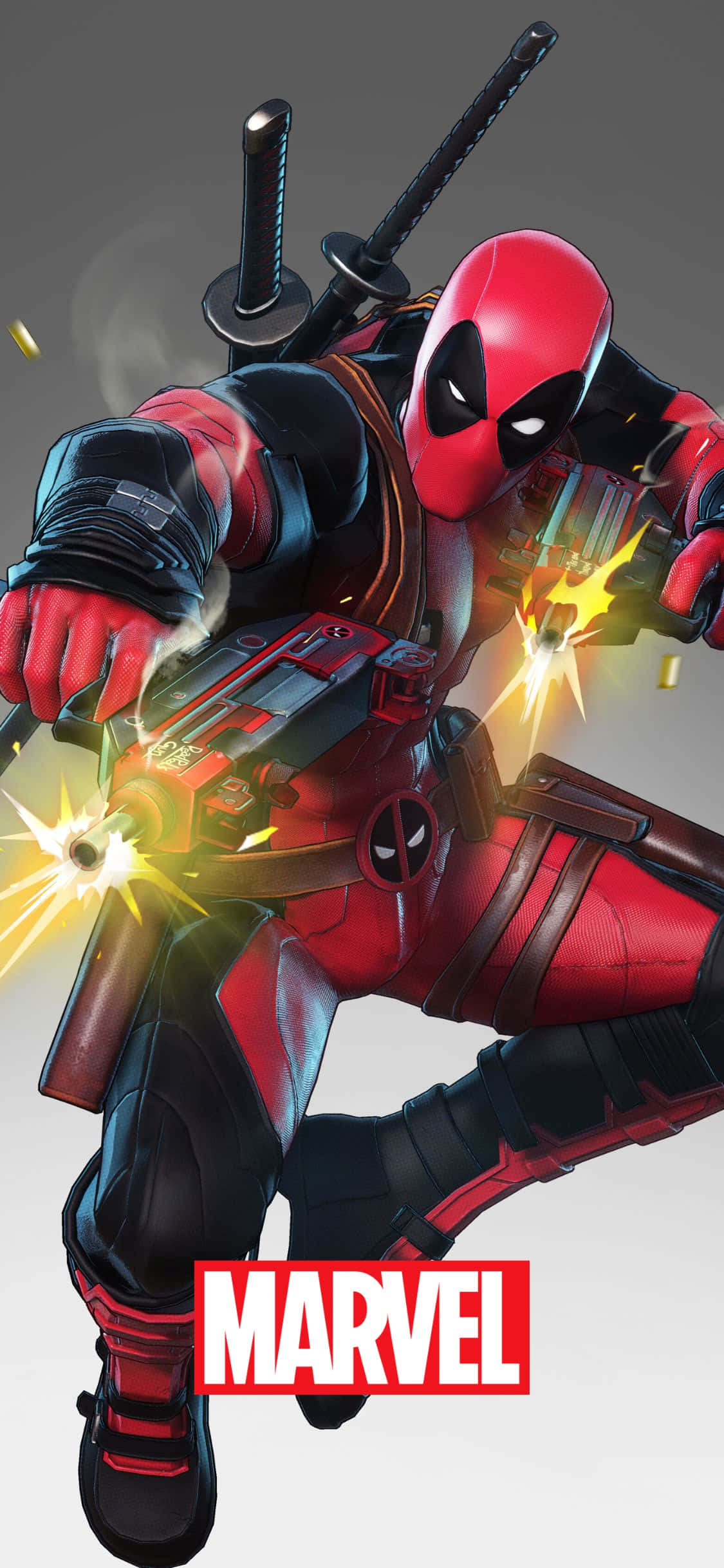 Fond Marvel Deadpool pentru iPhone XS Fundal
