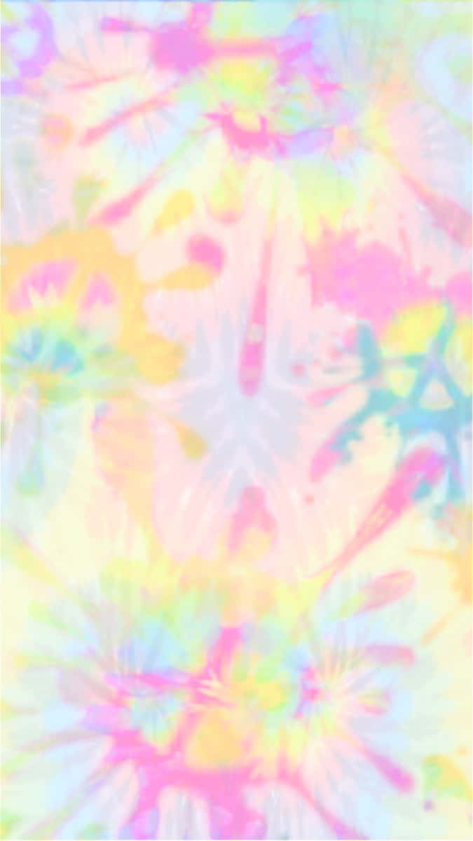 Fond Pastel Tie Dye cu Simboluri Ochi Fundal