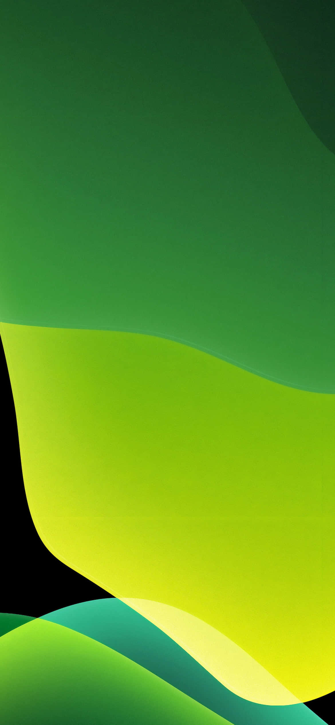 Fond verde estetic iOS 13 Fundal